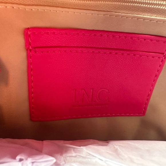 Small Fushia pink Crossbody purse INC brand NWT - Picture 7 of 16